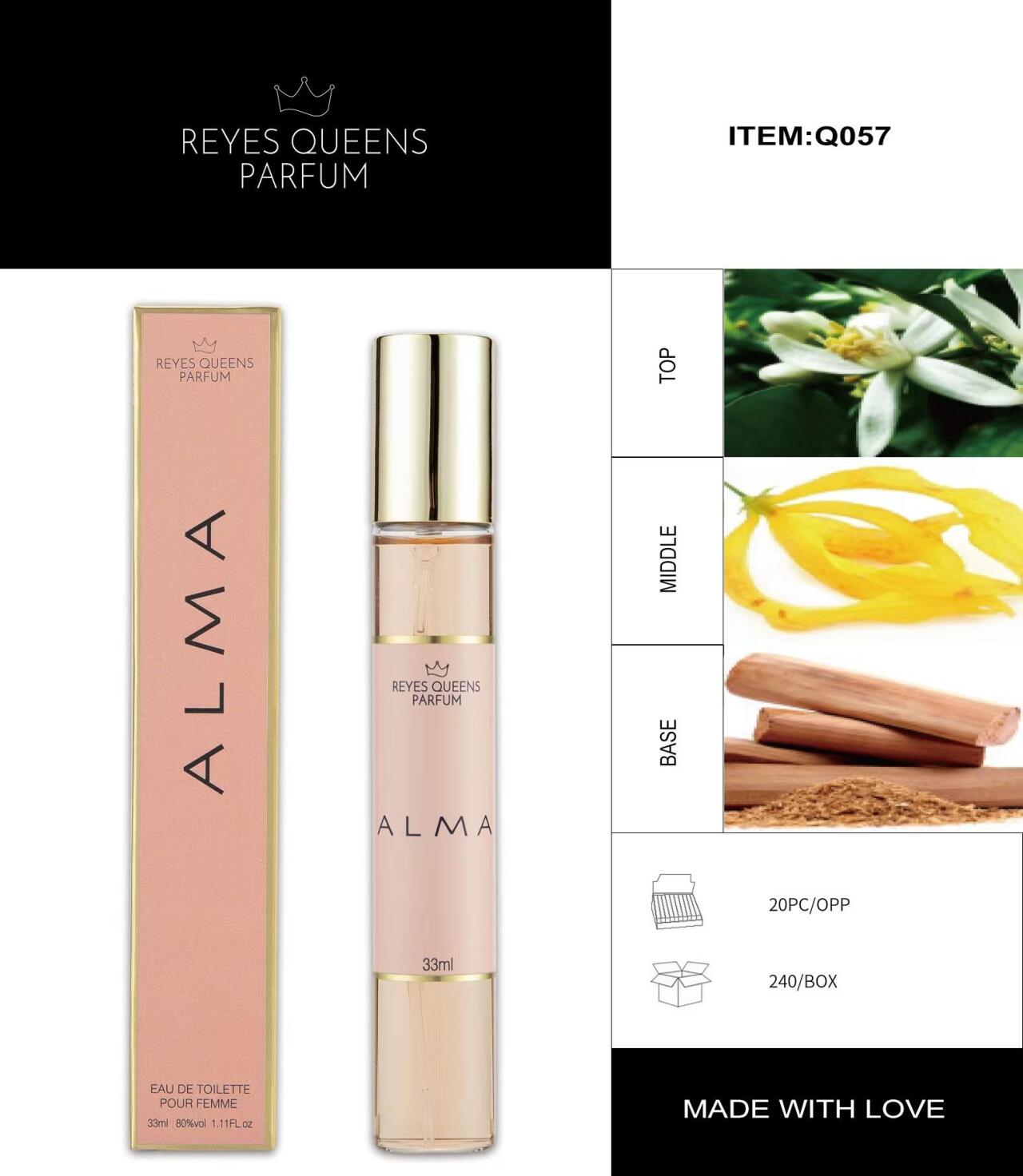 Eau de Toilette Alma Pour Femme 33ml – Elegancia Emocional en Cada Rociada