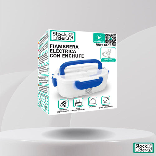 Fiambrera eléctrica con enchufe