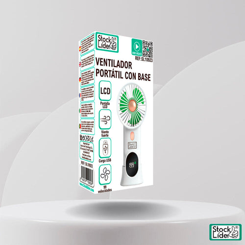 Ventilador portátil con base