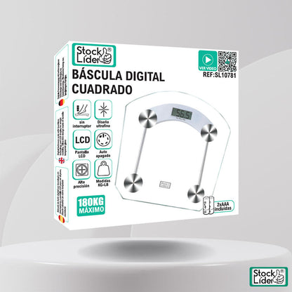 Báscula digital cuadrado