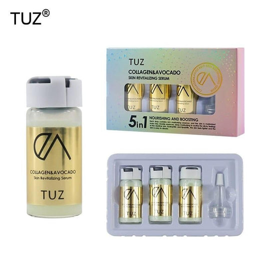 SÉRUM REVITALIZANTE DE PELE COM COLAGÉNIO E ABACATE 5 EM 1 3X10ML