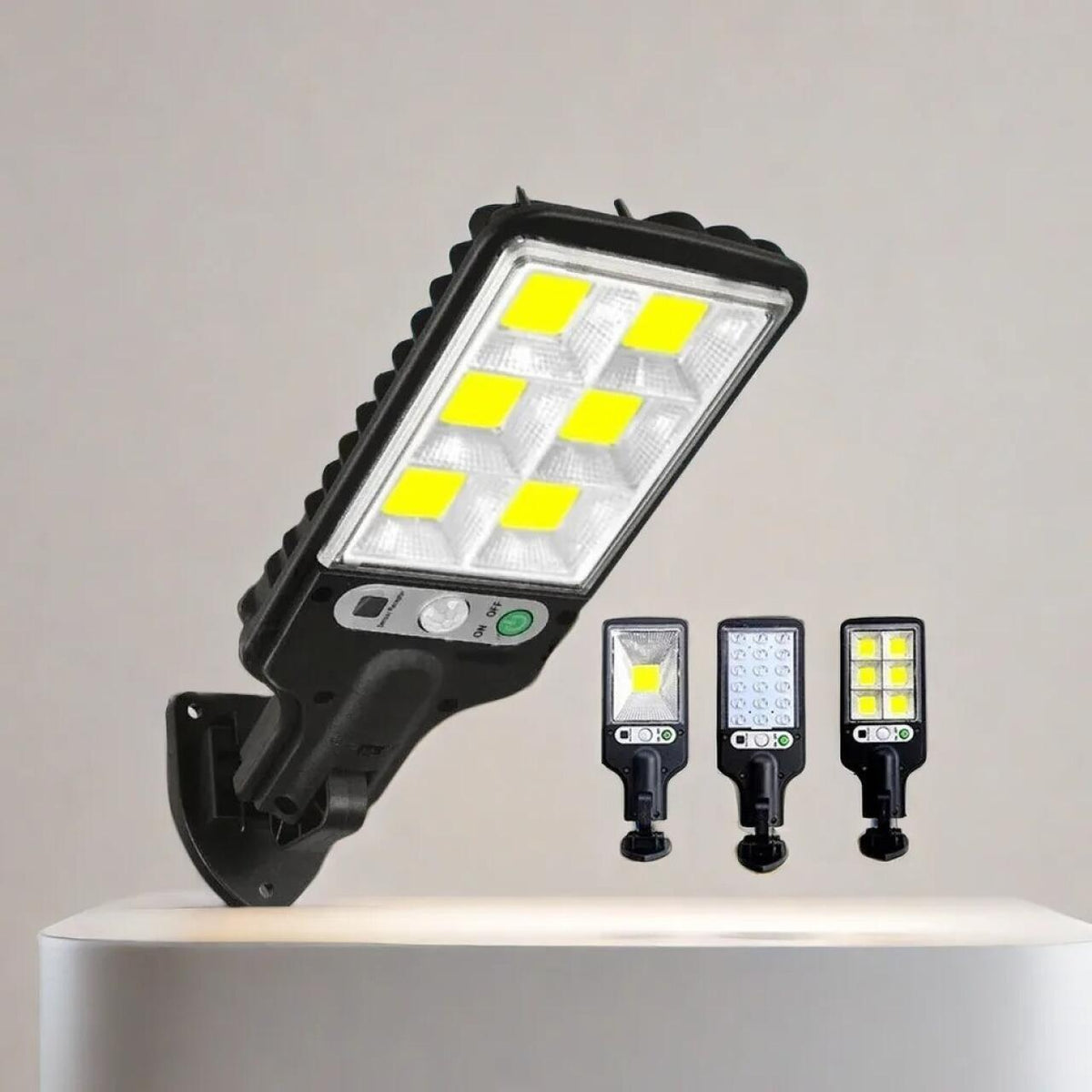 Luz Solar LED con Mando + Caja