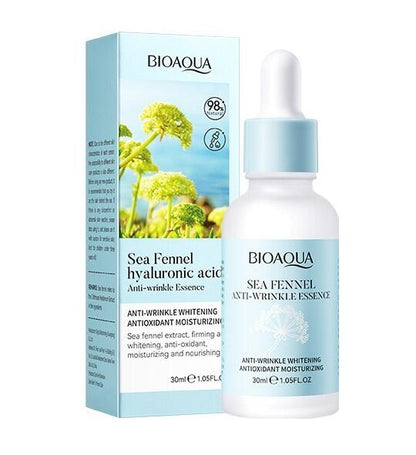 Esencia Antiarrugas Hialurónica con Hinojo Marino 30ml BIOAQUA – Hidratación Profunda y Renovación Natural