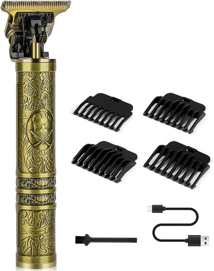 Juego de Corte de Pelo Profesional Inalámbrico Recargable con Motor de 7000 RPM GreenLyca