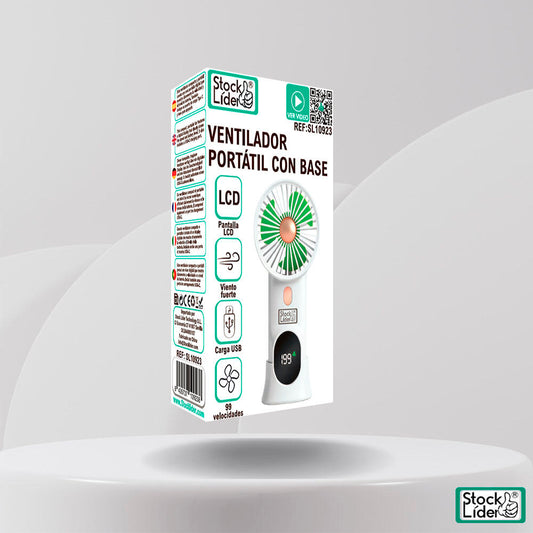 Ventilador portátil con base