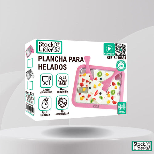 Plancha para helados