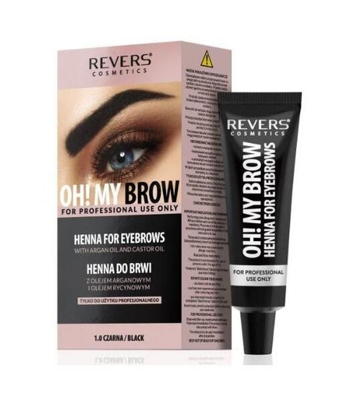 Henna para Cejas Negra Profesional – 15ml + 15ml