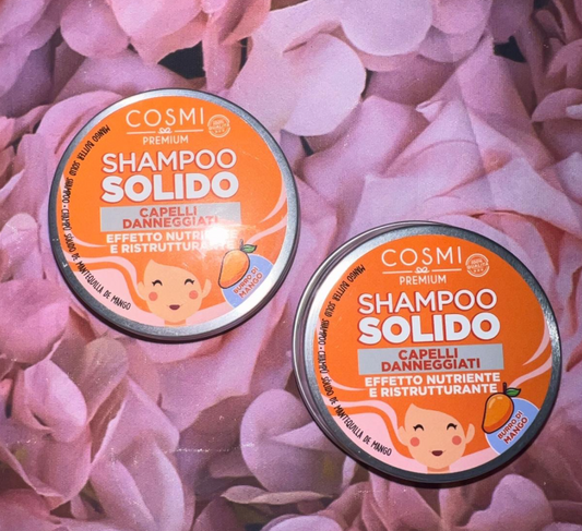 🍃 Champô Sólido de Manga 55g – Limpeza Natural, Aroma Requintado e Zero Plástico