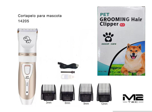 Cortapelo para Mascotas con Peines Guía 3 mm · 6 mm · 9 mm · 12 mm