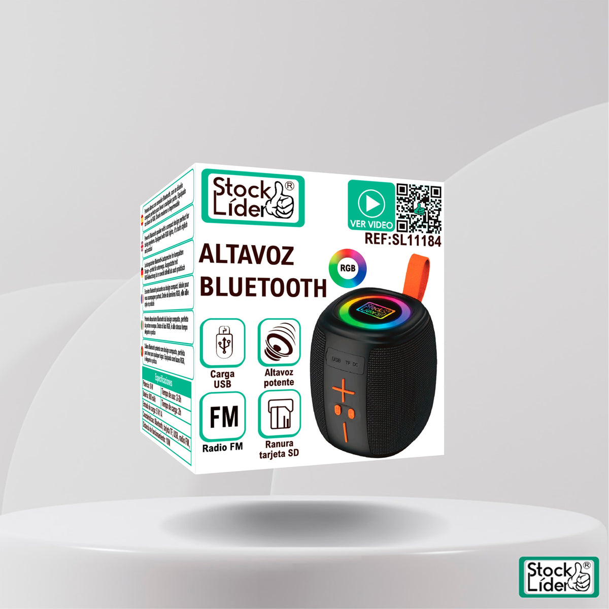 Altavoz Bluetooth Rgb
