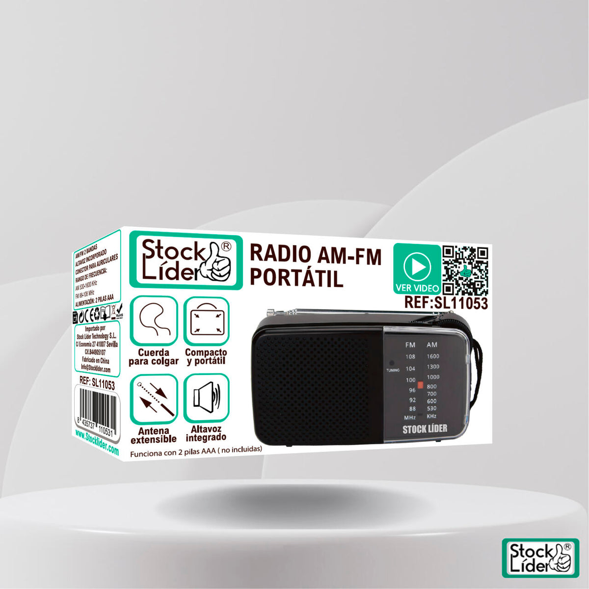 Radio am-fm portátil