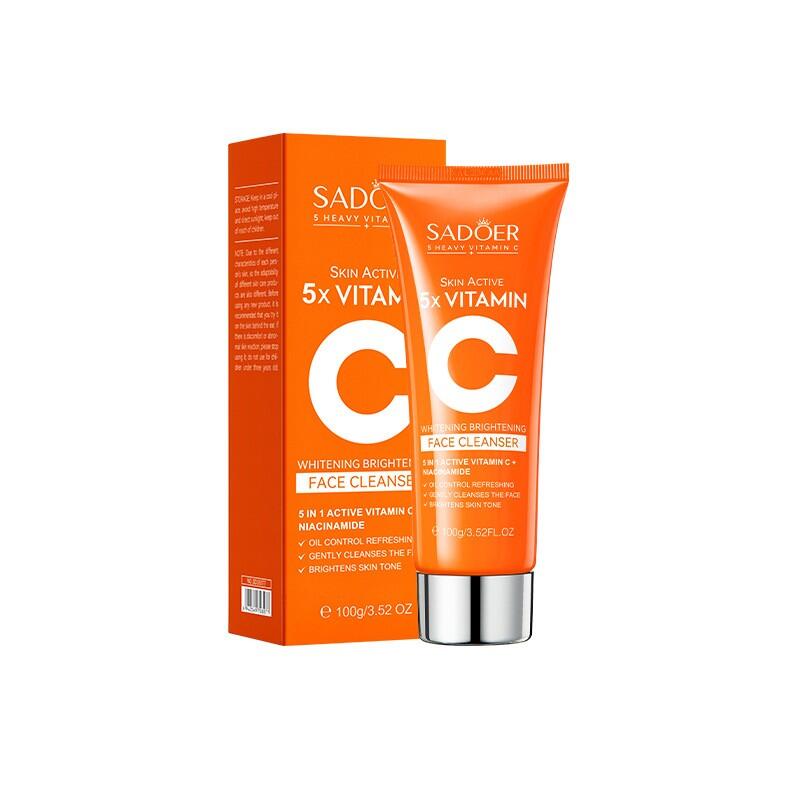 Limpiador Facial Blanqueador Iluminador con 5 Vitaminas C Intensas – 100ml