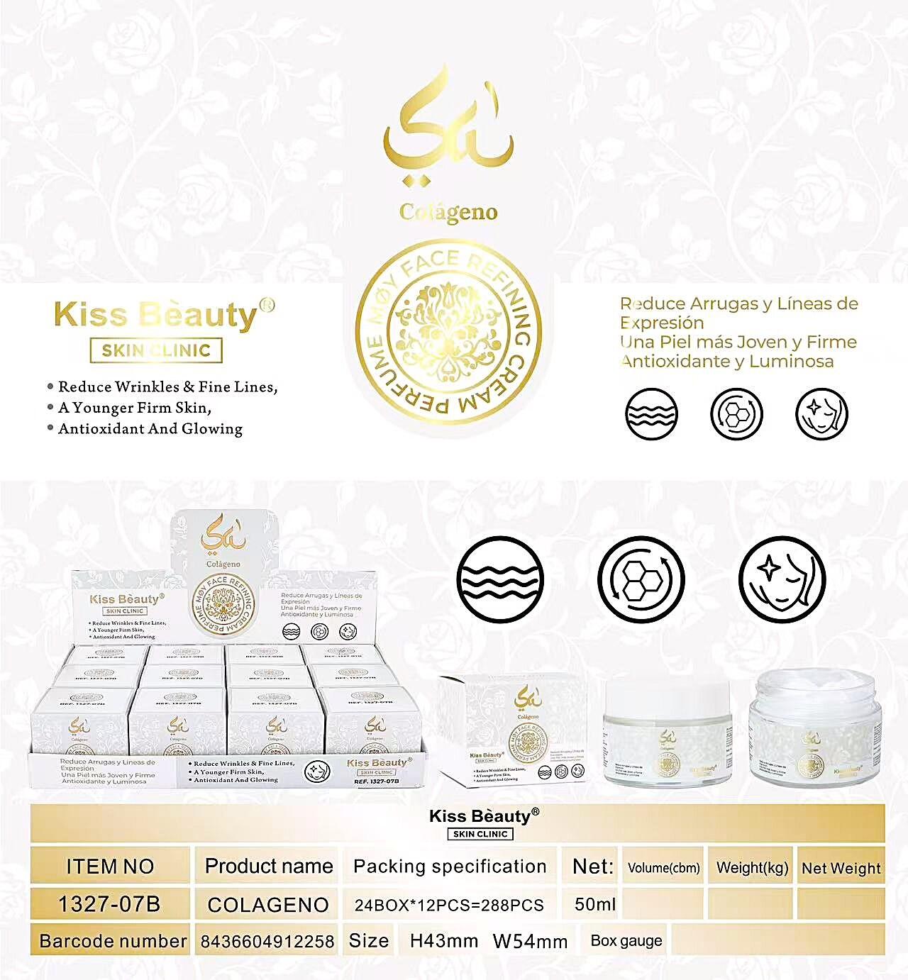 Crema Facial Refinadora Colágeno Esence Arab 50 ml – Kiss Beauty