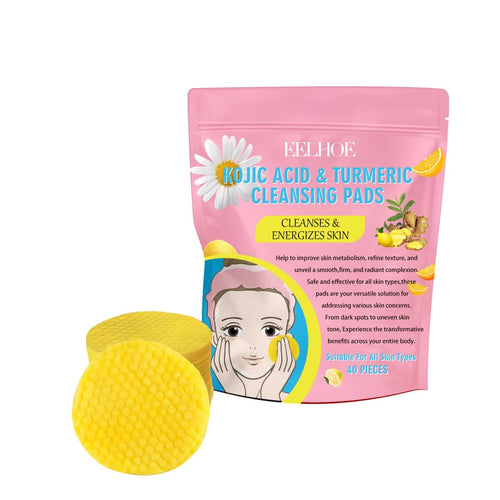 Discos de Limpeza com Ácido Kójico e Curcuma – Ilumina e Revitaliza a Tua Pele