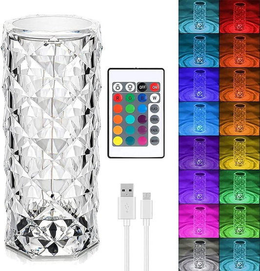 Lámpara táctil multicolor