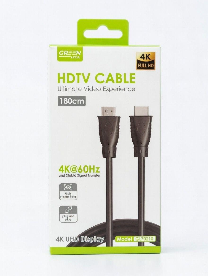 Cable HDTV, 4K FULL HD, 60 Hz, Green Lyca GL70210