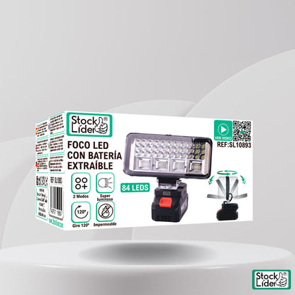 FOCO LED SOLAR CON BATERÍA