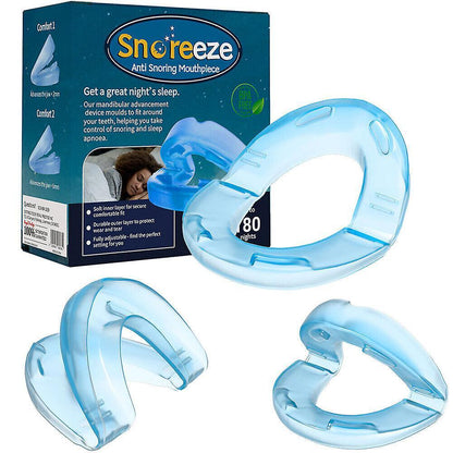 Protector Bucal Antironcs – Dispositiu d'Avanç Mandibular de Silicona de Grau Alimentari, Unisex, Transparent