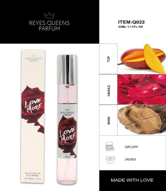 Perfume Eau de Toilette Love More Pour Femme 33ml – Amor Propio en Forma de Fragancia