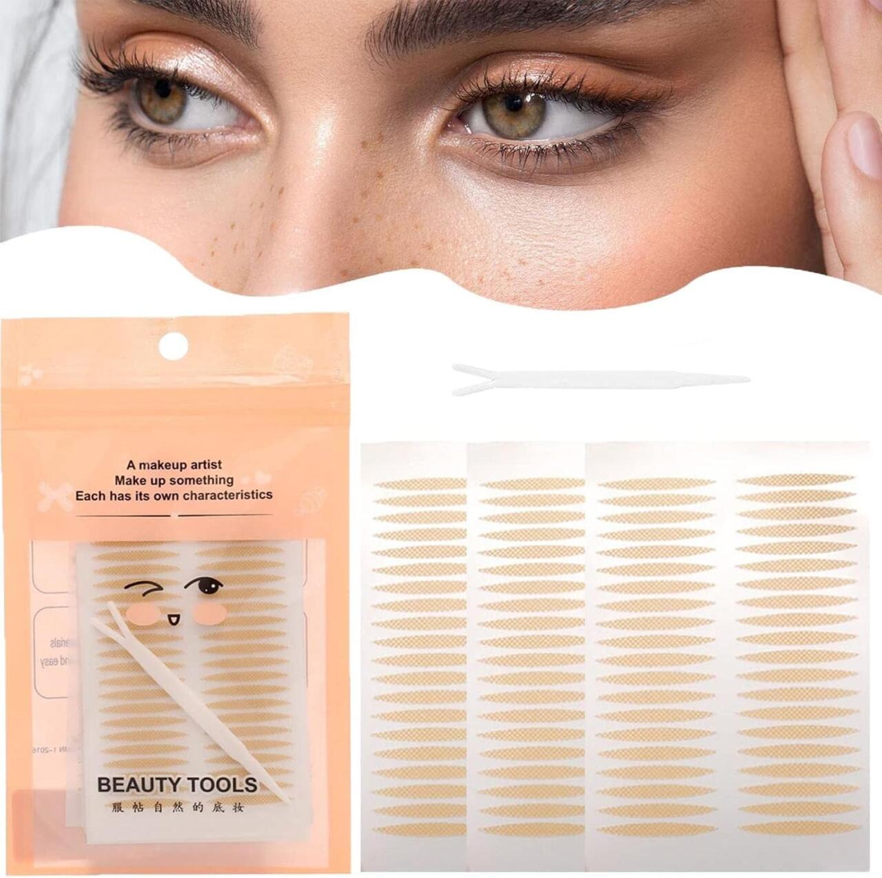 Pegatinas Impermeables de Doble Párpado – Efecto Lifting Instantáneo para Ojos Caídos