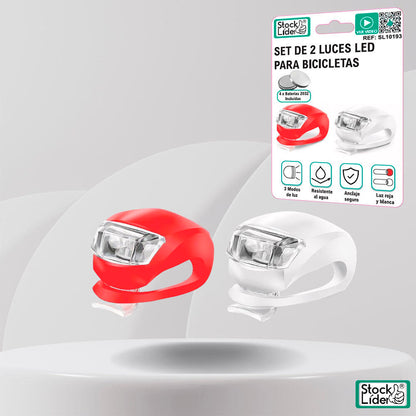 Set de 2 luces LED para bicicletas