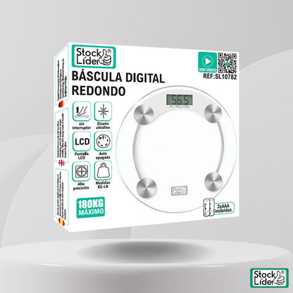 Báscula digital redondo