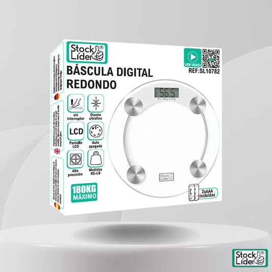 Báscula digital redondo
