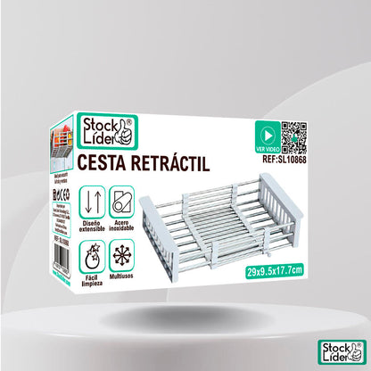 Cesta retráctil
