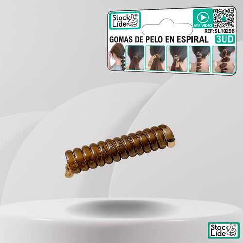 Gomas de pelo en espiral