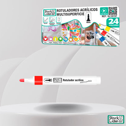 Rotulador acrílico 24pcs