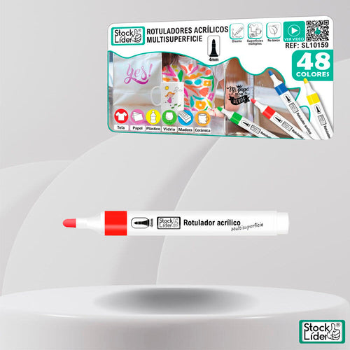 Rotulador acrílico 48pcs