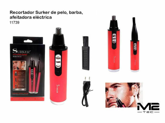 Afeitadora Recortadora de Nariz y Oreja Surker SK-211 Profesional