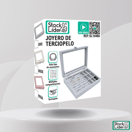 Joyero de terciopelo