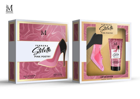 PACK FERRERA STILETTO PINK POETRY POUR FEMME – El Arte de la Seducción en un Perfume con Diseño Icónico