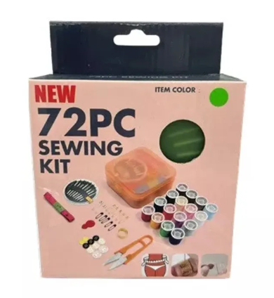Kit de Costura Profesional 72 Piezas – Solución Completa para Reparar, Crear y Coser ✂️🧵