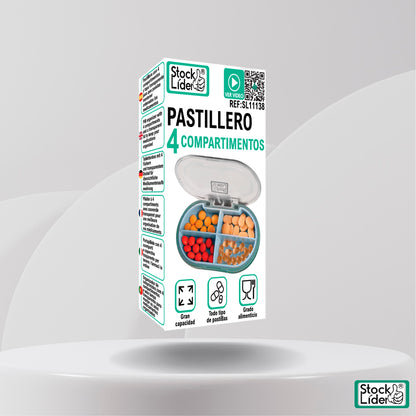 Pastillero 4 Compartimentos