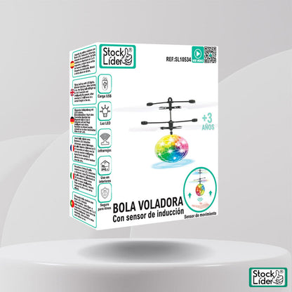 Bola voladora con sensor de inducción