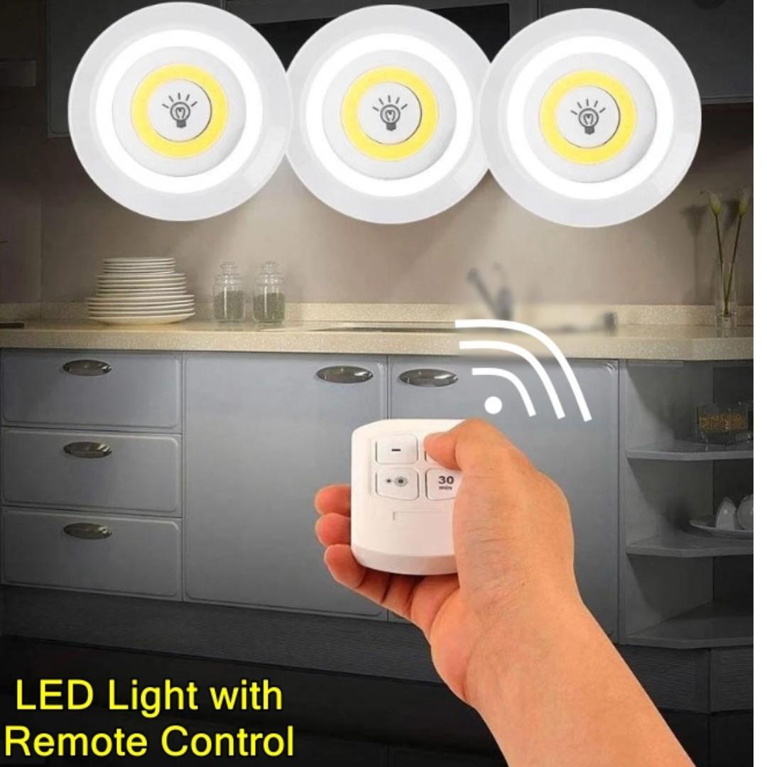 Llums LED control remot - set de 3 unitats