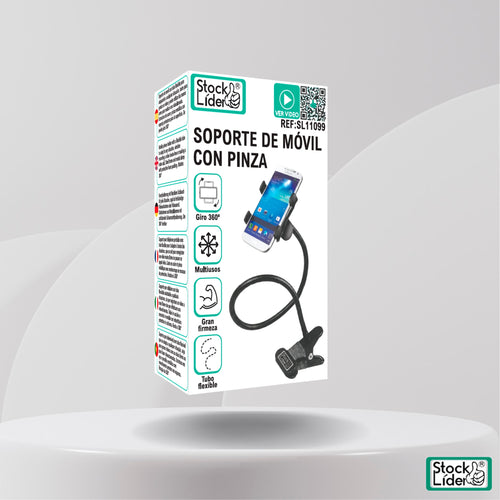 SOPORTE DE MÓVIL CON PINZA