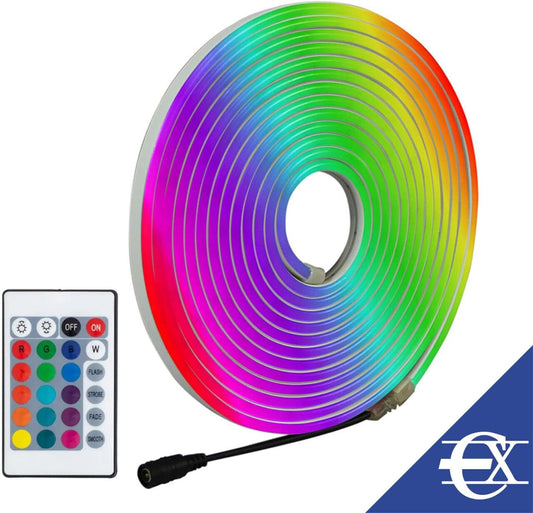 Neon Led Rgb 5m Con Mando