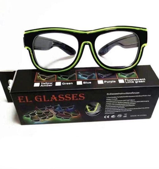 Gafas De Luz Recargables Usb