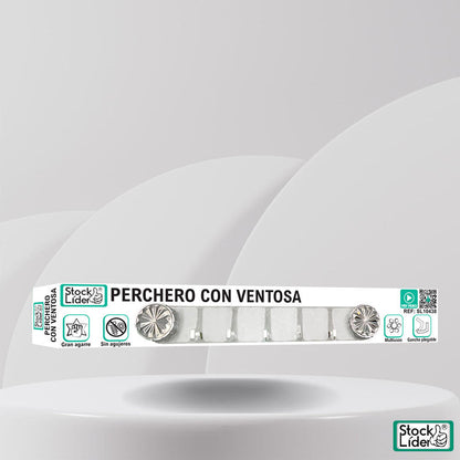 Perchero con ventosa