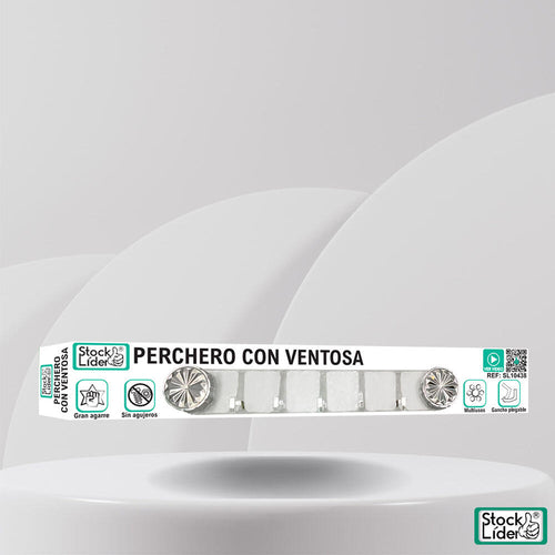 Perchero con ventosa