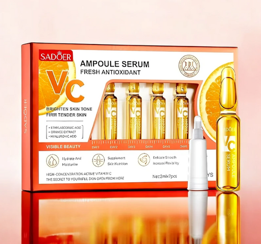 Sérum em Ampola Refrescante Antioxidante com Vitamina C – Tratamento de 7 Dias (7 x 2ml)