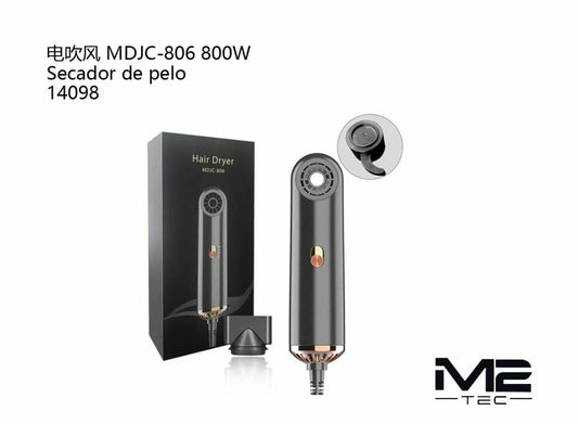 Secador de Pelo 800W Compacto – Potente, Ligero y Perfecto para Uso Diario