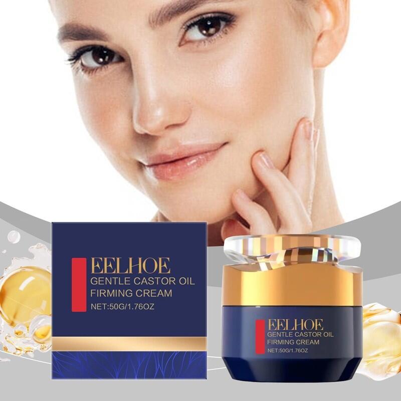 Crema Reafirmante Aceite de Ricino Suave 50GR – EELHOE Firmeza y Nutrición Intensiva
