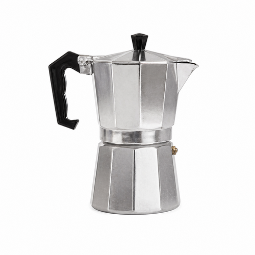 Cafetera Italiana de 9 Tazas de Aluminio