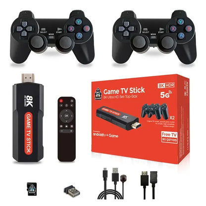 🎮 Consola de Juegos Inalámbrica Retro Stick (con 2 Mandos) – Diversión Clásica Plug & Play