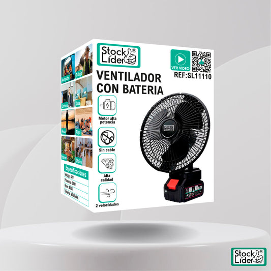 Ventilador con batería