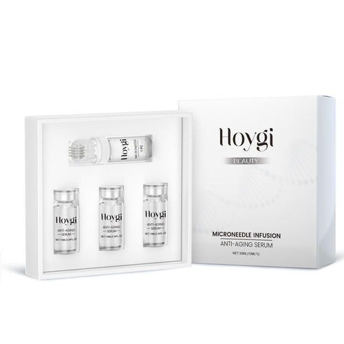 Set Sérum Antiedad Con Microagujas 3x10ml. Hoygi